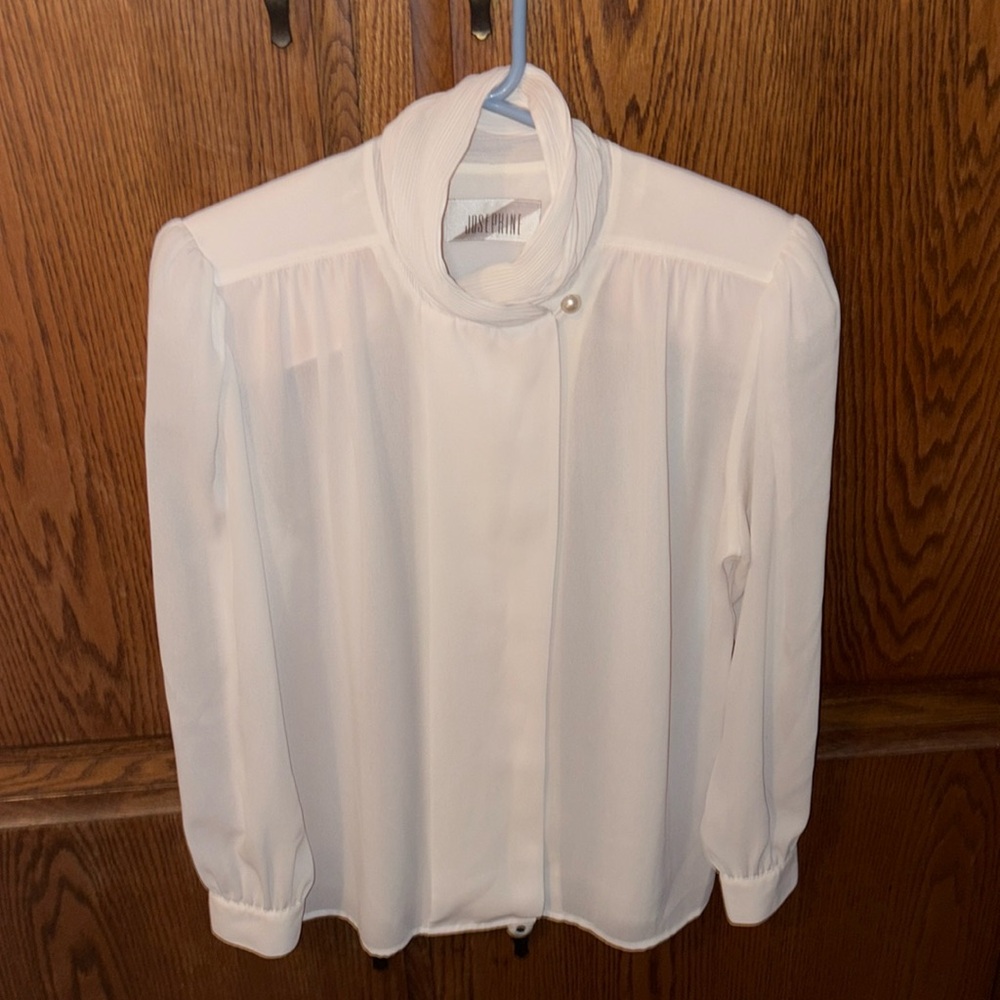 Vintage off white dress shirt